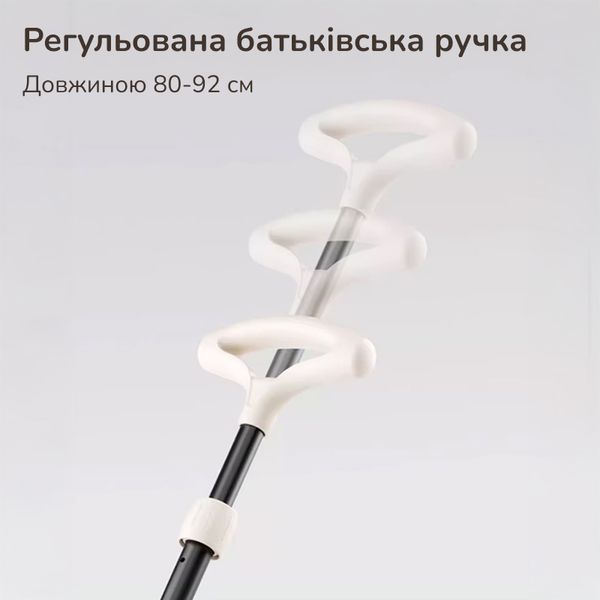 Толокар, дитячий біговел Lumpurini Bravold Mio, самокат з батьківською ручкою 3-в-1, 3-колісний YH-QE фото