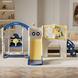 Дитячий ігровий комплекс Lumpurini Kiddiplay 8-в-1 для дому та вулиці. Ігровий майданчик для дітей з гіркою, гойдалкою, тунелем, мольбертом, дошкою для конструювання та конструктором KD107 фото 1