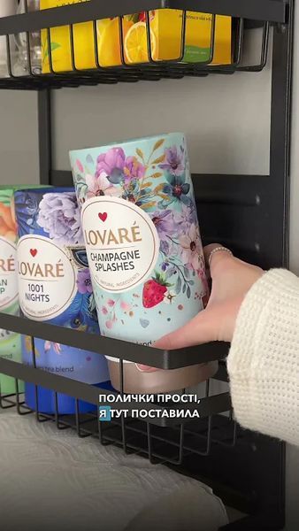 Навісна магнітна полиця на холодильник. Кухонний органайзер на мікрохвильовку з тримачем для харчової плівки HD-CX001l фото