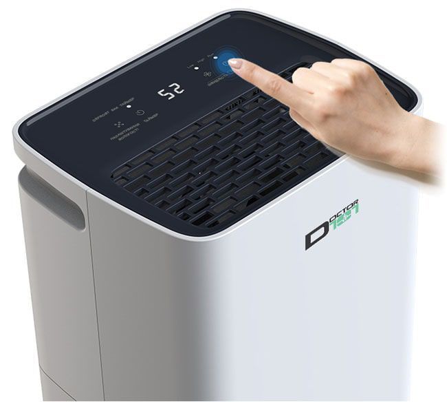 Осушувач повітря Doctor-101 Kito на фреоні R290. Вологопоглинач з продуктивністю 6 л/день PD6R-02BE фото