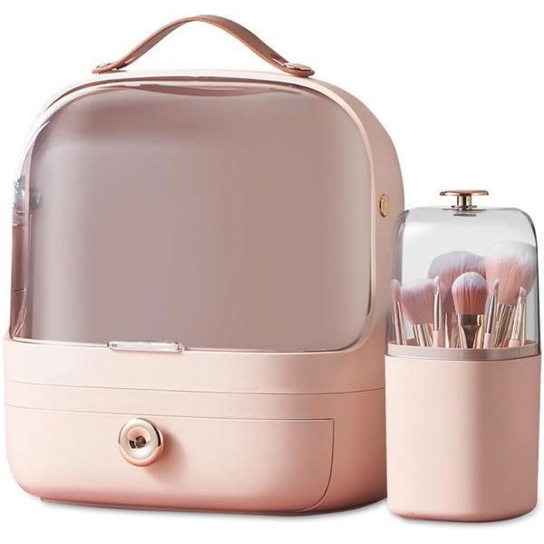 Настільний органайзер для косметики, прикрас Elegance Kit, б'юті бокс переносний, набір із 5 контейнерів. Переоцінка TF-13-sale фото
